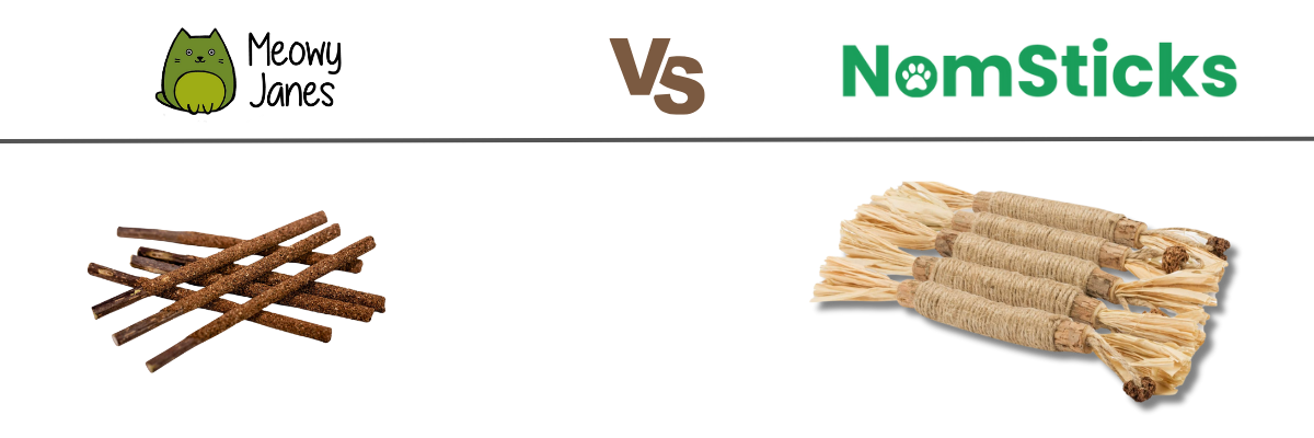 Meowy Janes vs NomSticks: Which Silvervine Is Better for Your Cat?