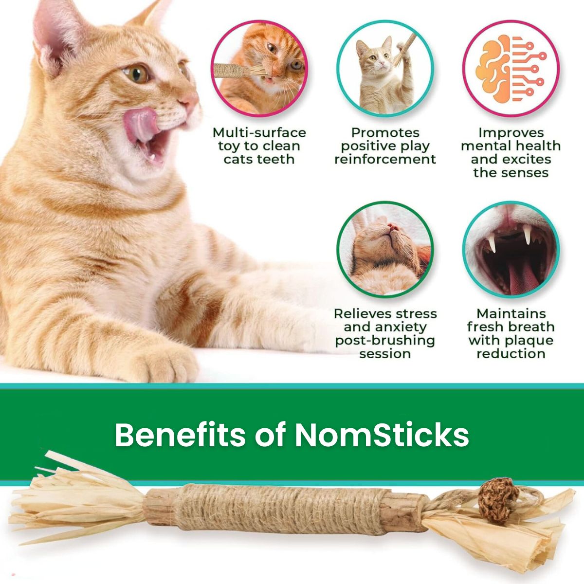 NomSticks Dental Instinct™ Silvervine Chew Sticks - NomSticks